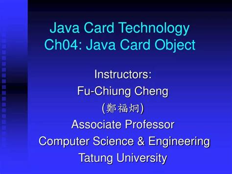 java card transient